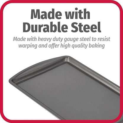 GoodCook Everyday Baking Sheet with Carbon Steel Construction & Scratch-Resistant Metal-Utensil Safe Nonstick , 9 x 13-Inch - Image 5