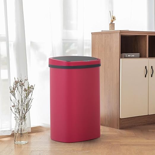FDW Garbage Can 13 Gallon 50 Liter Kitchen Trash Can for Bathroom Bedroom Home Office Automatic Touch Free High-Capacity with Lid Waste Bin - Image 6