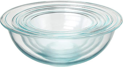 Pyrex Smart Essentials Glass Bowls with Plastic Lids, 8-Piece Set - Image 2