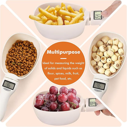 2pcs Digital Measuring Spoon,Digital Measuring Cup with LCD Screen Display, Digital Food Spoon Scale, Gram Measuring Spoons for Kitchen Gadgets and Daily Meal