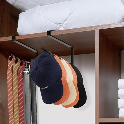 Tumbler Lid Organizer, Horizontal Tumbler Lid Storage Hook Up to 10 Lids, Space Saving Cup Lid Holders Under Cabinet Tumbler Lid Hook for Kitchen Organizer and Storage,Hanging Paper Towel Rack Hanger - Image 8