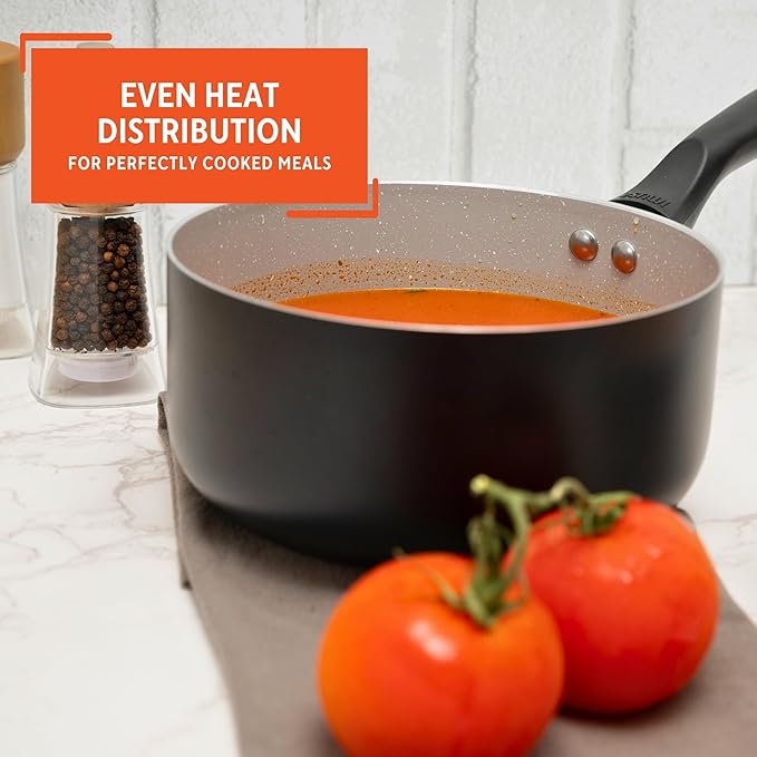 IMUSA 2.0 Qt PFAS Free Ceramic Nonstick Saucepan, Small Pot for Sauces, Gravies, Soups, Stews, Boiling & Heating, Aluminum Cookware with Cool-Touch Handle - Image 5