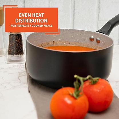 IMUSA 2.0 Qt PFAS Free Ceramic Nonstick Saucepan, Small Pot for Sauces, Gravies, Soups, Stews, Boiling & Heating, Aluminum Cookware with Cool-Touch Handle - Image 5