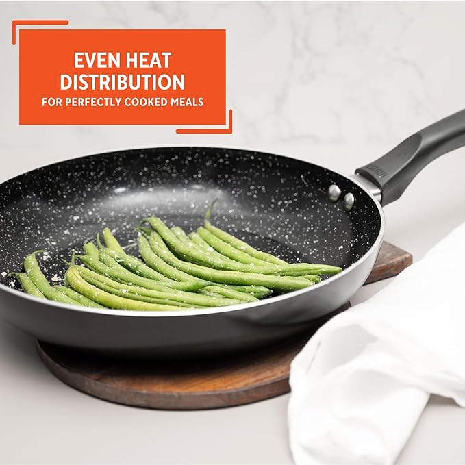 IMUSA 10” Bistro Ceramic Nonstick Fry Pan with Bakelite Handle - Image 5