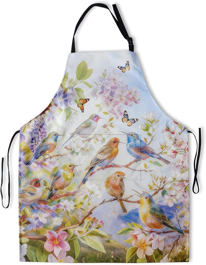Funny Apron Polyester Grooming Aprons with Pocket for Cooking Kitchen Grilling Adults