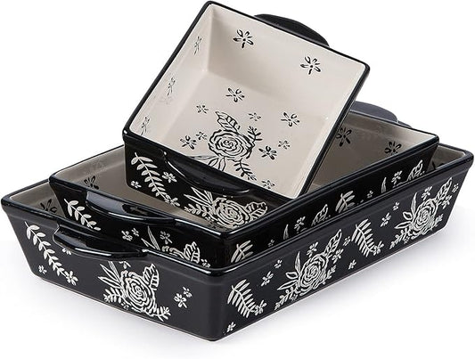 Wisenvoy Casserole Dishes For Oven Baking Dish Ceramic Casserole Dish Lasagna Pan Baking Dishes For Oven Baking Dish Set by wisenvoy