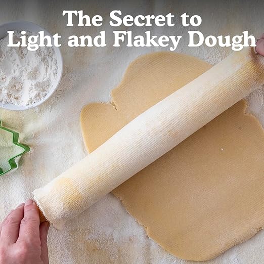 Regency Wraps Natural Pastry Cloth & Rolling Pin Cover Set, 100% Cotton Cloth & Pin Cover for Non-Stick Dough Rolling, 20x24" cloth with Sewn Edges ,15" Rolling Pin Cover