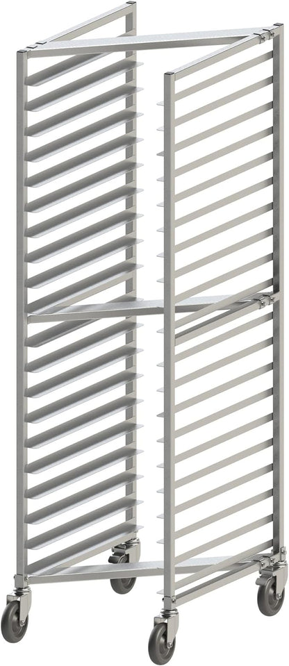 Winco Aluminum Sheet Pan/Bun Rack, 3" Spacing, Nesting Style, 20 Tier by Winco