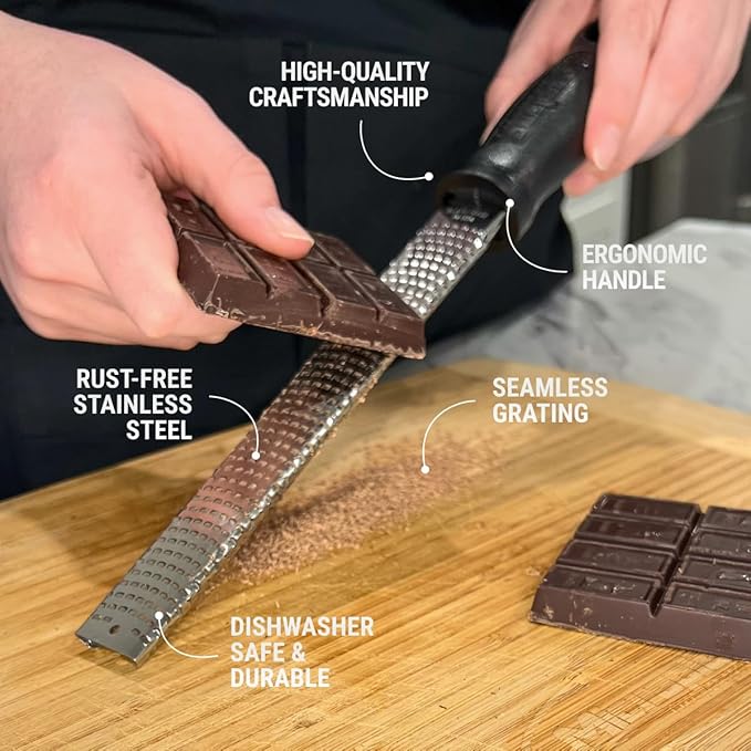 Microplane Classic Twin Pack - 12" Black Zester Grater with Surgical-Grade Stainless Steel Blade - Image 4