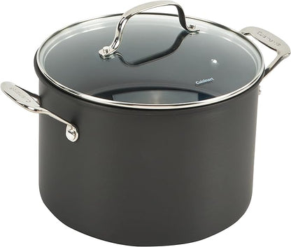 Cuisinart 14-Piece Cookware Set, Chef's Classic NonStick Hard Anodized, Gray, 66-14N - Image 4