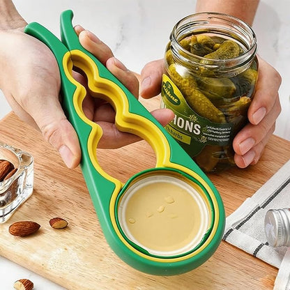 Jar Opener for Seniors with Arthritis,Jar Opener for Weak Hands,5-in-1 Bottle Opener,4-in-1 Can Opener - Image 4