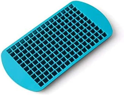 Houdini Crushed Ice Cubes Tray, Produces 160 Mini Cubes, Blue by Rabbit