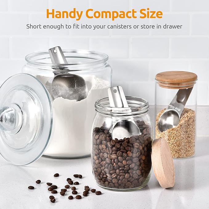 Measuring Cups: U-Taste 18/8 Stainless Steel Measuring Cups Set of 7-Piece: 1/8 Cup, 1/4 Cup, 1/3 Cup, 1/2 Cup, 2/3 Cup, 3/4 Cup, 1 Cup Dry and Liquid Ingredients - Image 7
