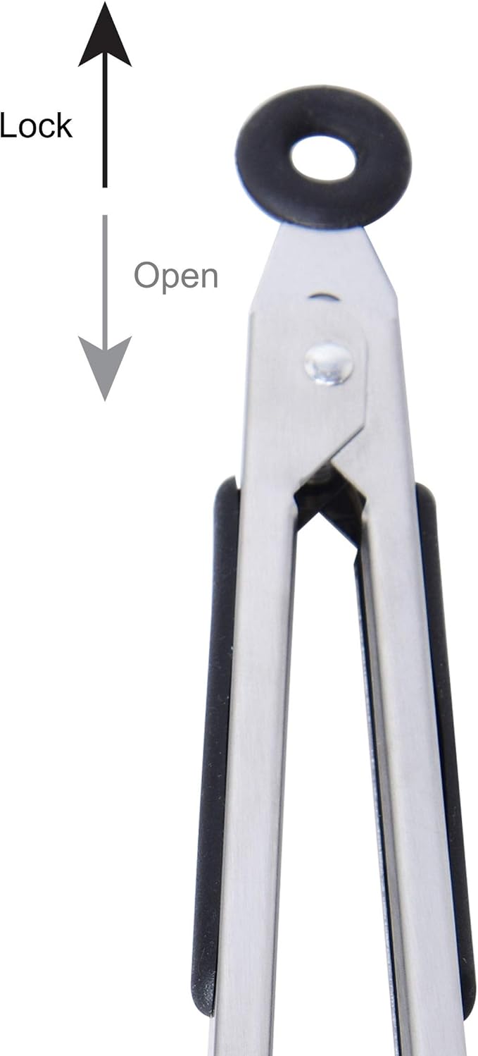 Farberware Classic Mini Nylon Tipped Tongs, Set Of 2, Black - Image 4