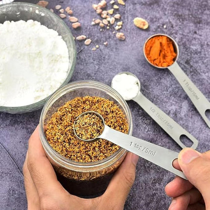 14PCS Measuring Spoons Set, 1 tbsp, 1/2 tbsp, and 1-1/16tsp Stainless Steel Measuring Spoons for Cooking Baking Spice Jars and Liquid Ingredients - Image 9