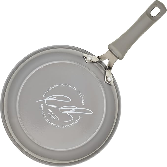 Rachael Ray Cook + Create Nonstick Frying Pan/Skillet, 8.5 Inch, Gray - Image 11
