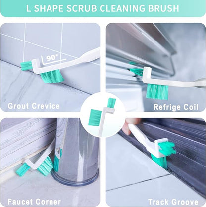 Lumkew Small Cleaning Brush Tight Spaces, 8pcs Crevice Cleaning Brushes Tool for Household Use, Tiny Cleaning Brush Mini Parts Humidifier Toaster