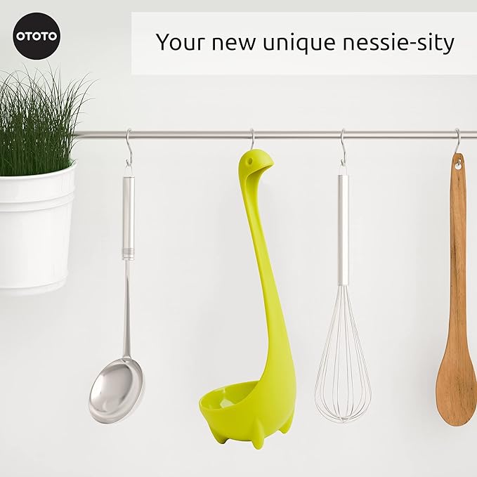 OTOTO The Original Nessie Soup Ladle - Funny Kitchen Gadgets, Loch Ness design, Cooking Gifts for Mom - Cute and Practical Kitchen Utensils - Unique Gifts for Women - Image 4