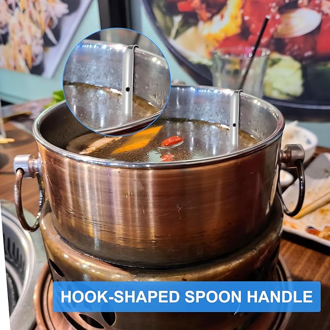 8pcs Stainless Steel Soup Ladle for Serving with Long Handles Sturdy Soup Ladle Portion Control Serving Spoons Cooking Servings Ladles for Cooking Stirring Sauce Kitchen Home Accessories Restaurant - Image 6