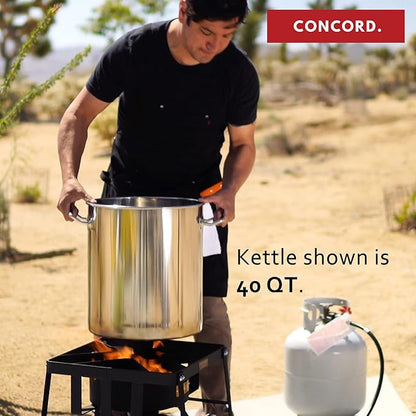 Concord Cookware Stainless Steel Stock Pot Kettle, 100-Quart - Image 9