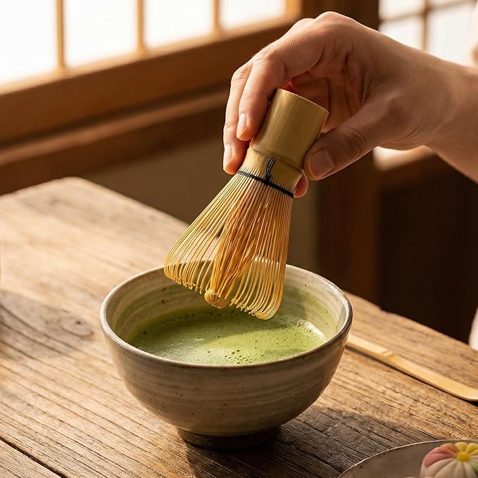 Clay&Fire Matcha Whisk, 2 Pack Handcrafted Bamboo Whisk for Matcha Powder, Traditional Japanese Chasen for Matcha Stirrer, 100% Natural Matcha Wisk - Image 6