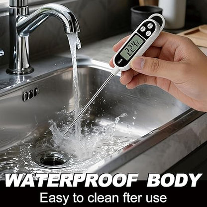 Electronic Digital Display Thermometer, 304 Long Probe, Suitable for Kitchen Cooking, BBQ, with Waterproof Feature and Capable of Sensitive and Rapid Measurement. - Image 3