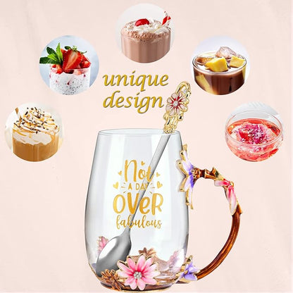 OEAGO Birthday Gifts for Women Mom Tea Cup Unique Friendship Mothers Gifts for Her from Daughter Son Ideas for Friend Female Sister Coworker - Image 7