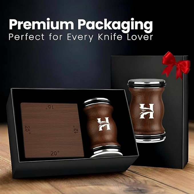 4 Angles High Carbon Stainless Steel Rolling Knife Sharpener with 400, 1000 & 3000 Replacement Discs - Blunt Knife Sharpening Kit with 12°, 15°, 20°, and 25° Sharpening for Kitchen & Chef's Knives - Image 8