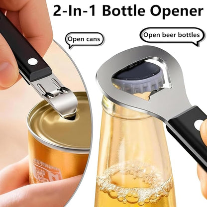 Can Opener Set With 1 Bottle Opener 2 Vegetable Peeler 1 Heavy Duty Kitchen Scissors,Jar Openers For Seniors