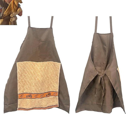 Chef's Prank Apron 2026 - Ultimate Funny Gag Gift for Men with Hidden Surprise Pocket, Creative Novelty Apron for Kitchen Pranks & Practical Jokes