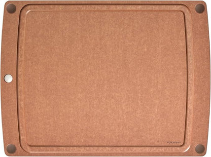 Epicurean All-In-One Cutting Board with Non-Slip Feet and Juice Groove - Non-toxic, Dishwasher Safe,Made in the USA, 19.5" x 14.5", Nutmeg by Epicurean