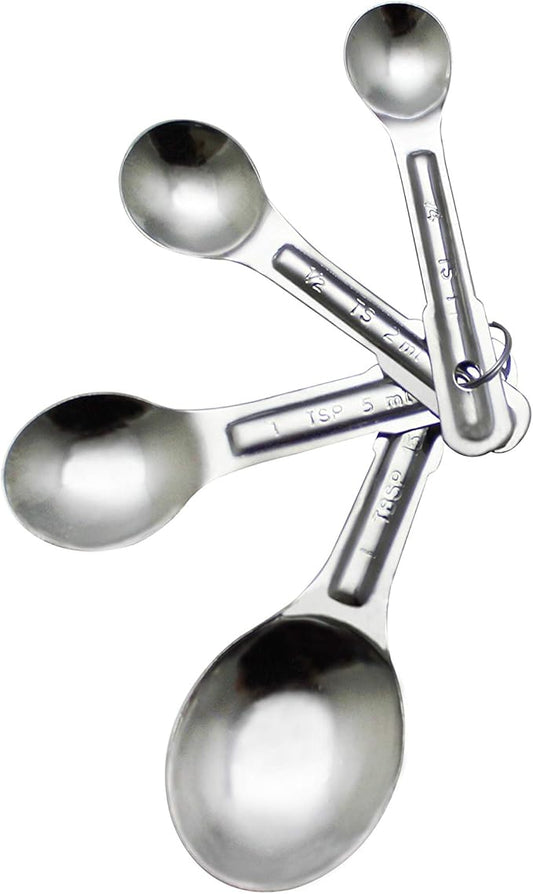Thunder Group Stainless Steel Measuring Spoon Set by 9grace