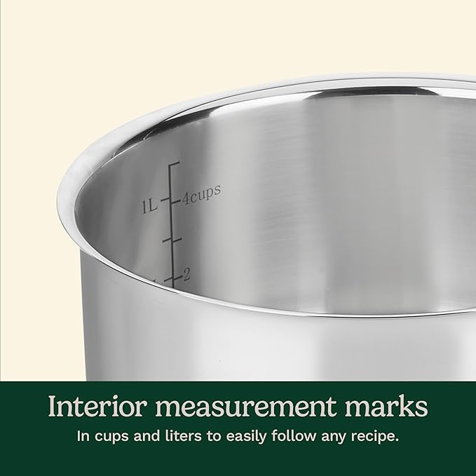 Cuisinart 1.5 Quart Sauce Pan with Cover, Stainless Steel Pot with Lid, Small Kitchen Pots, Dishwasher Safe, Compatible with Induction, Electric, Gas Cooktops, Oven Safe Saucepan, Cool Grip Handles - Image 4
