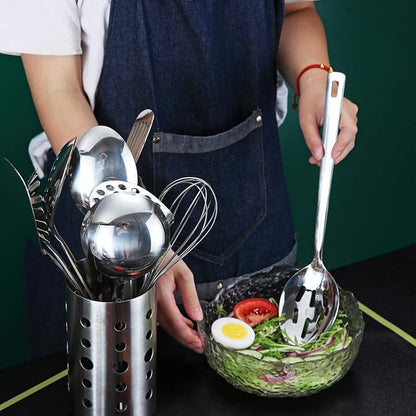 Berglander Stainless Steel Slotted and Basting Spoon, Heat Resistant, Non-Stick, Dishwasher Safe, Easy to Clean - Image 7