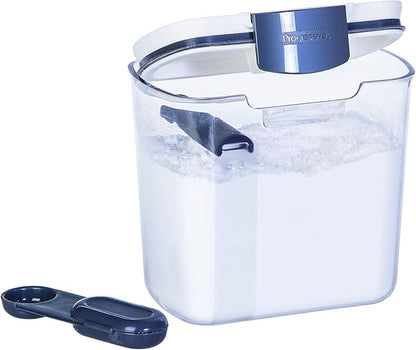 ProKeeper 1 Quart Airtight Powdered Sugar Storage Container – Grey,BPA-Free Plastic,(Pack of 12) by ProgressiveInternational
