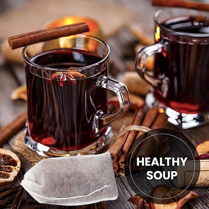 Cold Brew Bags, 120 Count Brew Coffee Filter Bags, 4 * 6 Inch Fine Mesh Drawstring Pouches, Fits Mason Jars & French Press, Ideal for Tea, Herbs & Spices - Image 9