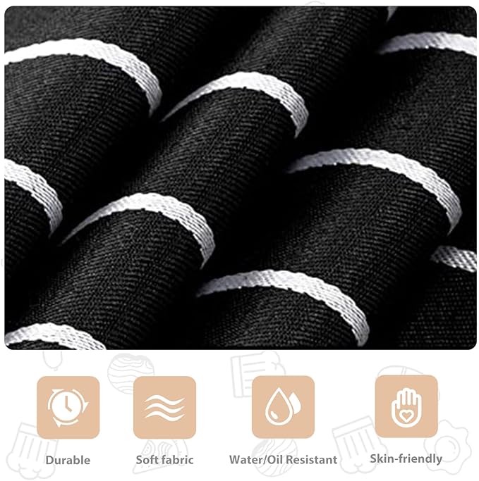 VALOME 2 Pack Kitchen Aprons, Apron for Cooking with 2 Pockets, Unisex Adjustable Neck Strap Chef Aprons for Men Women - Image 3