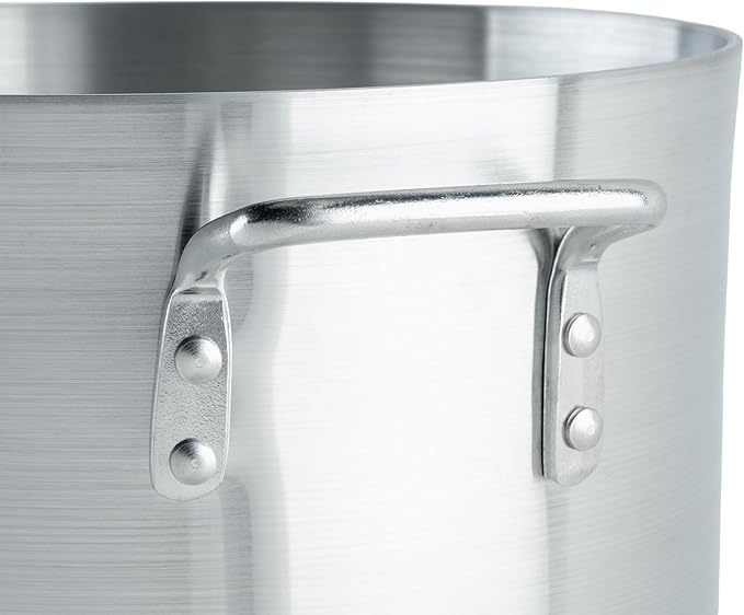 Winco Heavy-Duty Aluminum Stock Pot, 4mm, 20 Quart - Image 3