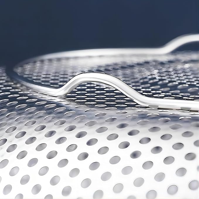 GREATLINK Stainless Steel Colander and Fine Mesh Strainer for Kitchen, 7.7Inch Pasta and Rice Strainer, Small Metal Sieve/Washing Bowl/Pot Drainer/Sifter for Spaghetti, Berry, Fruit, Vegetable - Image 4