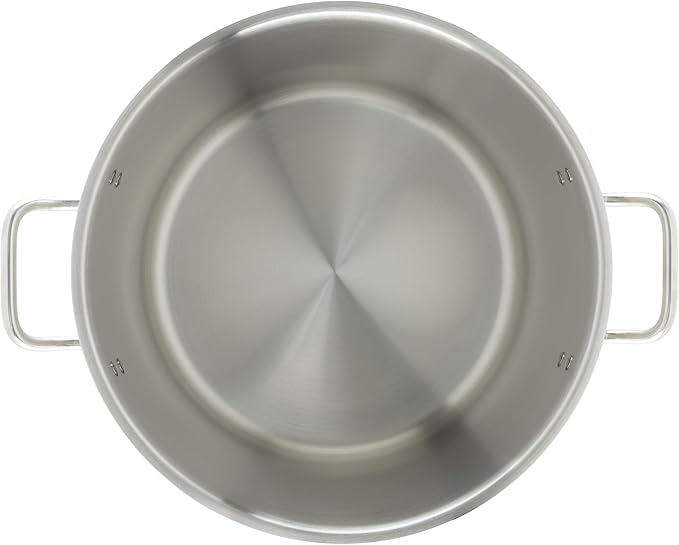 Winware Stainless Steel 32 Quart Stock Pot with Cover, Silver - Image 5