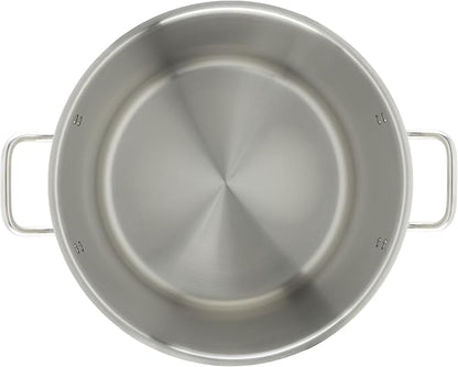 Winware Stainless Steel 32 Quart Stock Pot with Cover, Silver - Image 5