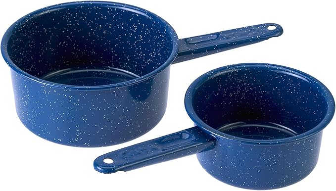 GSI Outdoors 2 qt Sauce Pan | Enameled Steel Sauce Pan for Camping, Cabin and Farmhouse Kitchen - Image 3
