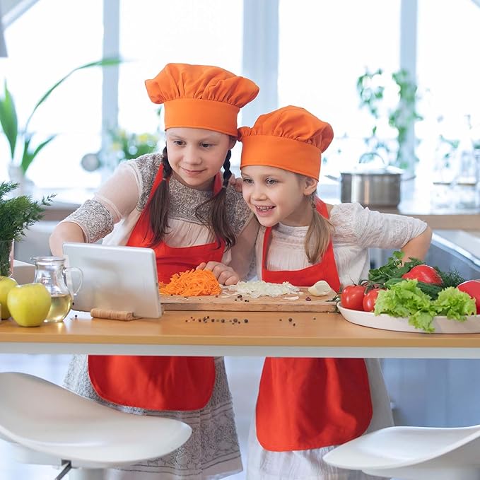 KUUQA 16/24/30/36/40Pcs Kids Apron Painting Aprons for Kids, Kids Paint Apron Art Smock for Classroom Painting Party Supplies