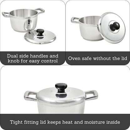 IMUSA 3.5qt H. Cajun Cast Aluminum Dutch Oven - Image 2