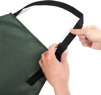 Gotega Waterproof Rubber Vinyl Apron Adjustable Dishwasher Apron - Apron for Women Men Heavy Duty Work Apron - Image 4