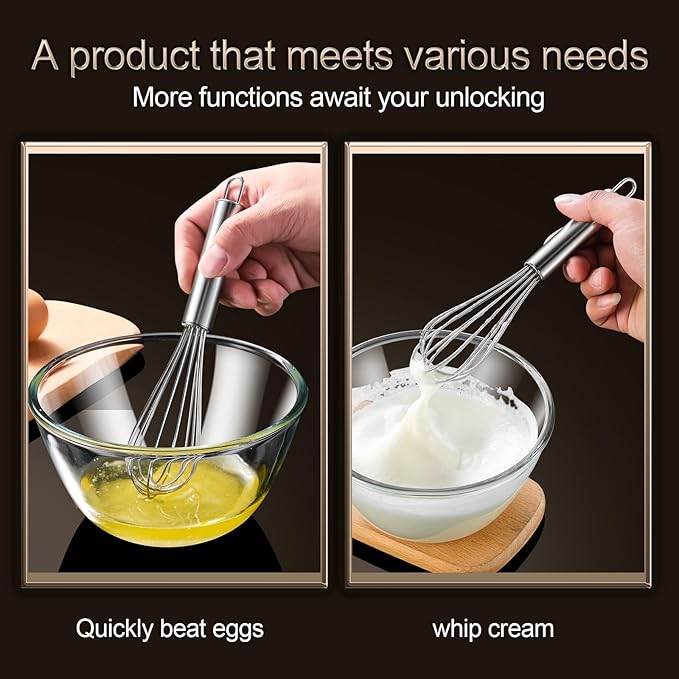 Aniso Stainless Steel Whisk (6 inches, Silver)1 - Image 2