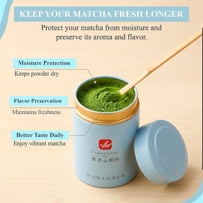 BARISTA EMPEROR® PREMIUM 8pcs MATCHA WHISK SET - Professional Matcha Kit Set with Matcha Bowl, Matcha Whisk, Matcha Glass, Glass Straw, Storage Container, Sifter, Scoop - Aesthetic Matcha Set Kit