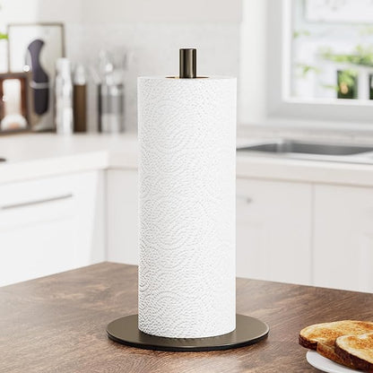 Oil-Rubbed Bronze Paper Towel Holder - Free-Standing Kitchen Roll Holder, Classic Fashion Roll Dispenser for Any Kitchen - Image 2