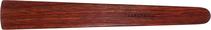 13 in Handmade Kitchen Cooking Utensil, Thin Dark Wood Saute Spatula, Multipurpose Flat Wooden Spatula, Perfect for flipping, scraping, sauteing, turning - Wooden Cooking Utensils - Made in USA - B