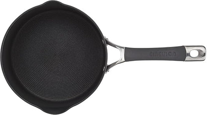 Circulon Radiance Hard-Anodized Nonstick Saucepan, Durable Nonstick Cookware, Sauce Pan with Straining Lid, 3-Quart, Gray - Image 9